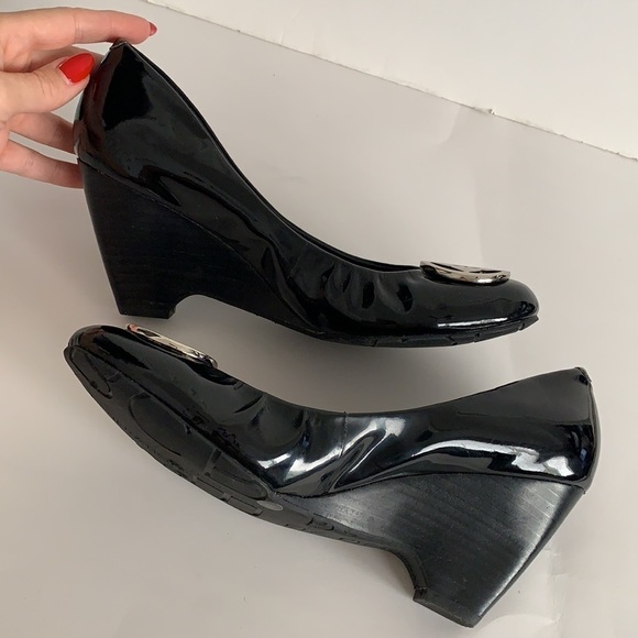 BCBG Generation Patent Wedges - Picture 6 of 14